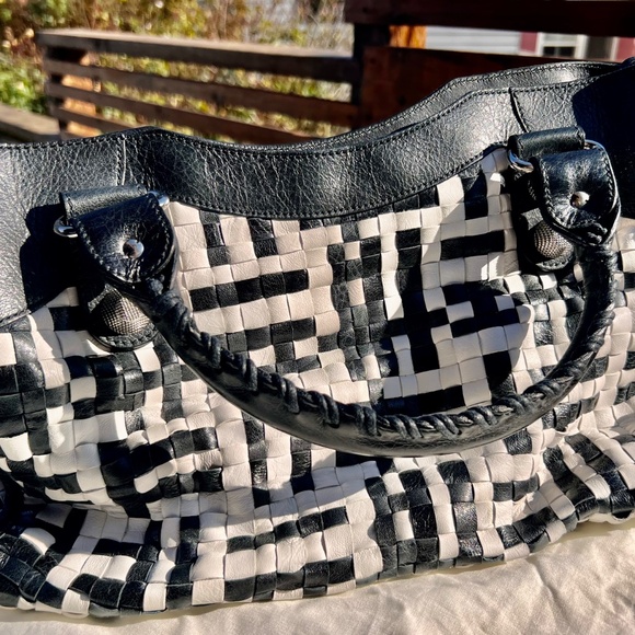 Balenciaga Le City Big Stud Woven Leather Classic! - Picture 6 of 8